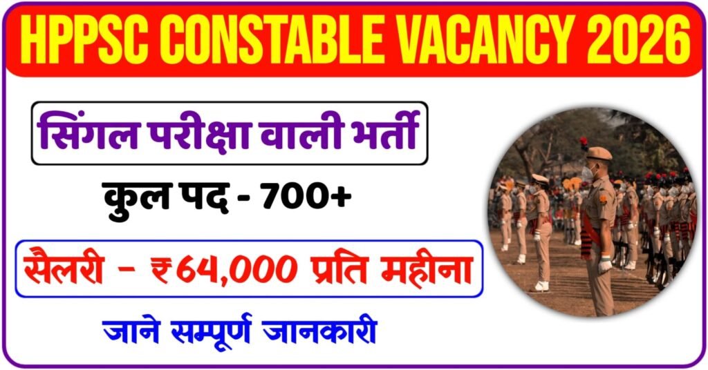 HP Police Constable Recruitment 2026