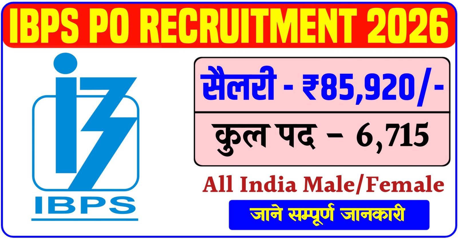 IBPS PO Recruitment 2026