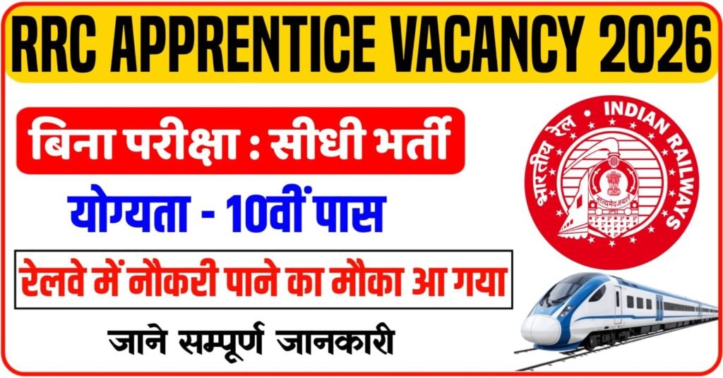RRC Apprentice Vacancy 2026